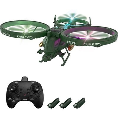 Afstandsbediening drone met camera 480P 2.4GHz Afstandsbediening drone Eén klik opstijgen no camera - 3 battery