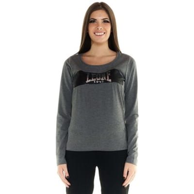 T-Shirt Lange Mouw Leone 1947 Woman Long Sleeves Greyss