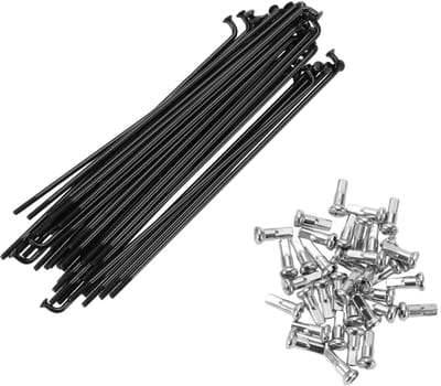 Dailygoods- Spaken 14G 112MM - Stalen Spaken - Wielspaak Set - 36 Stuks - Upgrade voor Race-Duurzaamheid - Goede Slagvastheid - Fietsvelgspaken