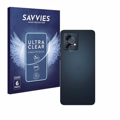 Savvies - Screenprotector voor Motorola Moto G84 (ALLEEN Camera Lens) - Folie Beschermfolie transparant 6 Stuks