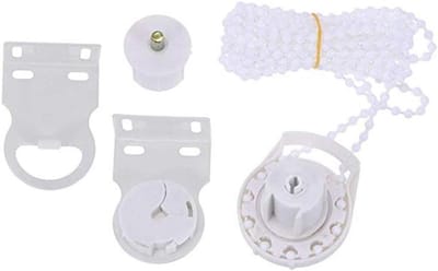 Rolgordijn Onderdelen - Reparatieset Gordijn - Gordijnen Ophangen - Complete Set - 38mm - Wit