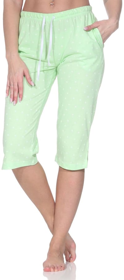 Dames pyjama Capri broek 3/4 lengte - Mix & Match - perfect te combineren