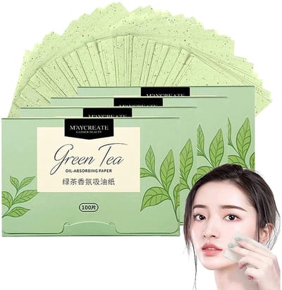 Dailygoods- Olieabsorberend Papier 400 Stuks - Gezichtshanddoeken - Natuurlijke Ingrediënten - Zacht en Veilig - Acne Verminderend - Compact en Draagbaar - Gezichtsbladen