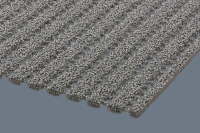 Gravel Scrape Loper Antislipmat op rol - Breedte 120 cm - Grijs - per strekkende meter