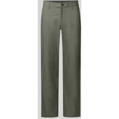 straight fit broek van katoenmix