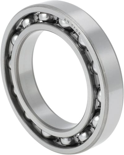 Groefkogellager 6017, 85 x 130 x 22 mm, P4, open type, gesmeerd, voor autowielen en scooters, universeel gebruik, zilverkleurig, hoogwaardige kwaliteit
