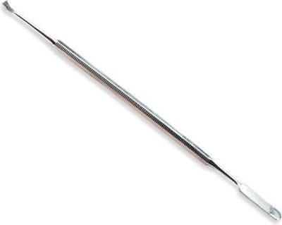 Erlinda - Professional - Manicure & Pedicure & Nagelstylist- RVS - Dubbelinstrument - Spatel & Schraper - 18 cm.