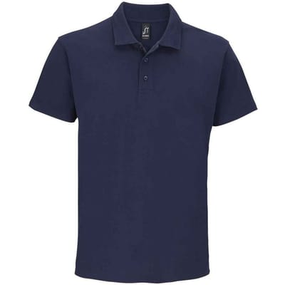 SOLS Heren Zomer II Pique Poloshirt met korte mouwen (Franse marine)