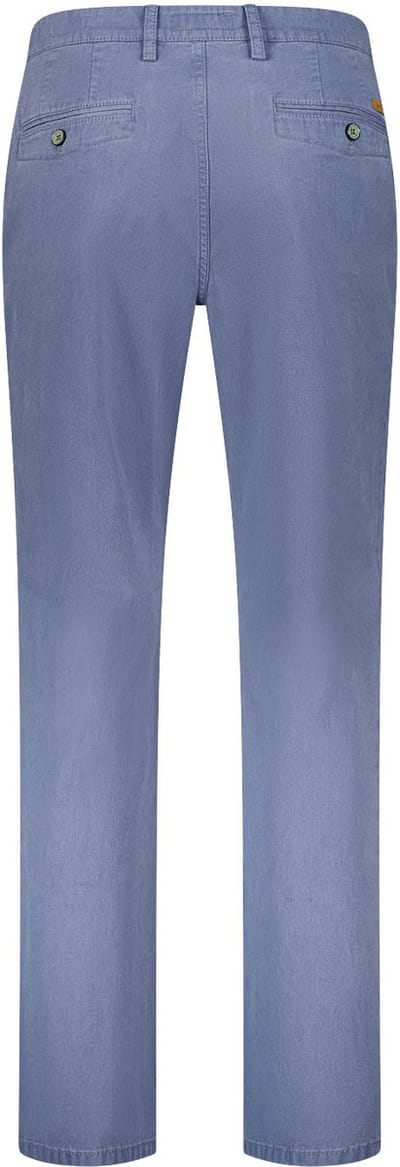Blauwe pantalon Gardeur Modern Fit Benito katoen
