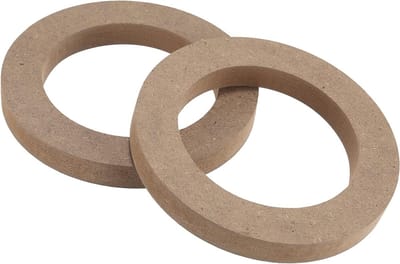 2 stuks universele houten subwoofer spacer ringen voor betere geluidskwaliteit en basprestaties