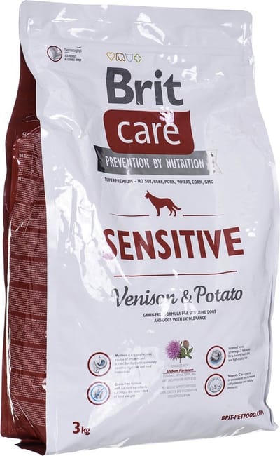 Brit Care Dog Sensitive Venison & Potato - Droog hondenvoer - 3kg