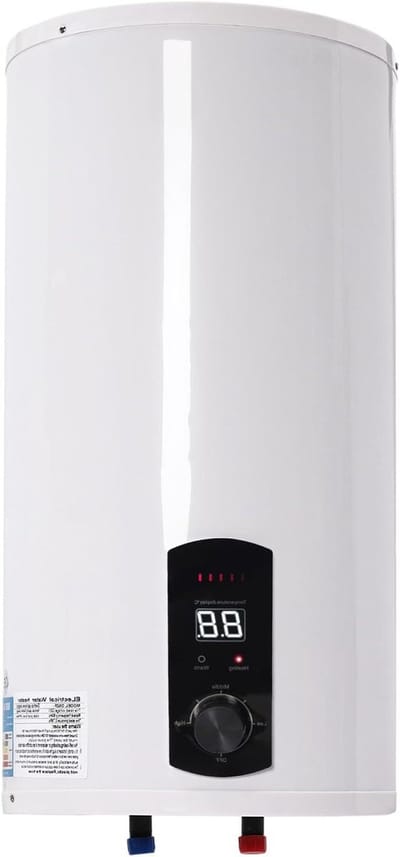 Doorstroomboiler Elektrisch - Boiler Keuken Badkamer - Direct Warm Water - LED Temperatuurweergave - 50 Liter - Wit