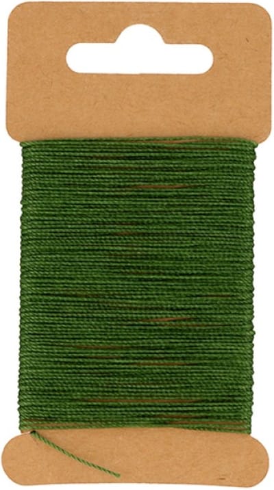 Groen gewaxt draad 10 m - Artemio