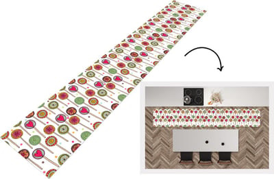 Keukenloper - Loper keuken - Patroon - Lolly - Hartjes - Snoep - 300x50 cm - Keukenloper vinyl
