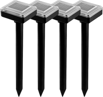 Zonne Energie Mollen Verjager - Tuin Ongedierteverjager Stuks - Anti Mol Bestrijder Verdrijver - Ultrasoon - Set van 4