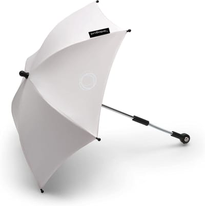Kinderwagen Parasol - Zonnescherm Kinderwagen - Baby Beschermen - UPF 50+ Stof - 68.5 cm - Wit