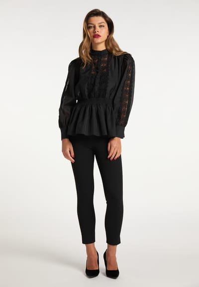 Faina Blouse Dames zwart