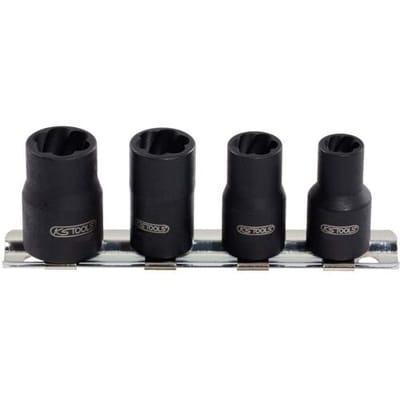 KS Tools 913.1450 1/4 spiraal-profieldopsteekset, 4-delig, 8-13mm