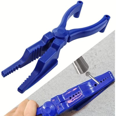 Praktische en nauwkeurige huishoudelijke spijkerassistent Verschillende soorten statorvingertangen PP-materiaal Hardware-instrumenten blauw