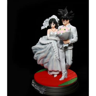 Dragon Ball Z DBZ Model Son Goku Chichi Japanse Anime PVC Actiefiguur Speelgoed Bruiloft Pop Beeldje Volwassenen Verzamelaar Model Pop No Retail Box