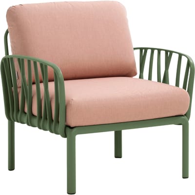 Nardi Komodo Fauteuil - agave - rosa quarzo