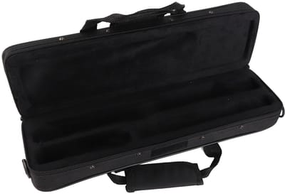 Dailygoods- Fluit Tas Waterdicht - Oxford Doek - Slijtvast - Lichtgewicht - Verstelbare Riem - 39 x 12 x 17,5 cm - Fluitkoffer