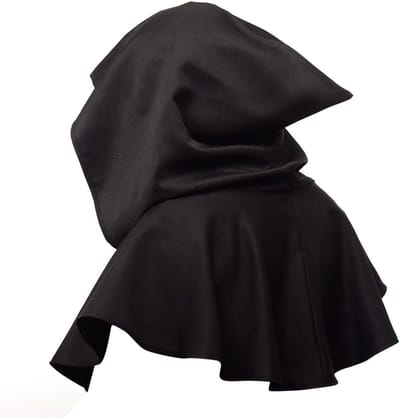 Halloween Cape voor Volwassenen - Zwarte Kostuumaccessoire voor Feest en Verkleedpartijen