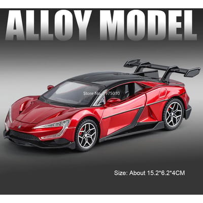 1:32 Legering Spuitgiet Byd Yangwang U9 Speelgoedauto's Miniature Model Met Licht Muziek Superauto 4 Deuren Openende Voertuig Jongens Perfecte Cadeaus