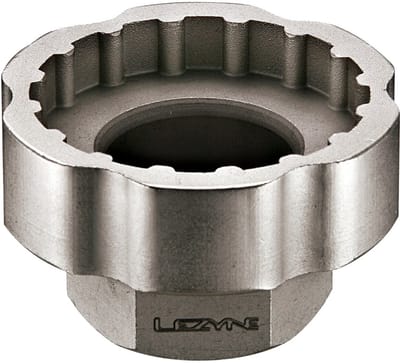 LEZYNE EXTERNAL BOTTOM BRACKET SOCKET TOOL NICKEL