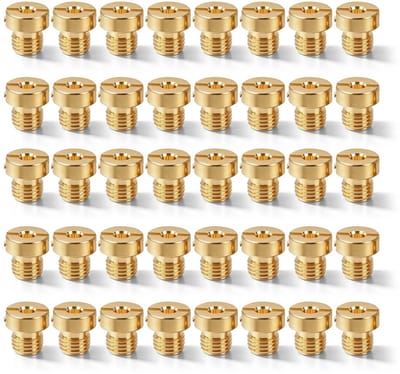 40 stuks M6 carburateursproeiers, universele carburateur sproeiers (55-150) 55 60 65 70 75 80 85 90 95 100 105 110 115 120 125 130 135 140 145 15 15 15 130 135 140 145 15 15 0 voor scooter motorfiets