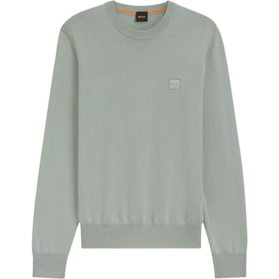 Boss Heren Kanovano Crew Hals Trui (Groen)
