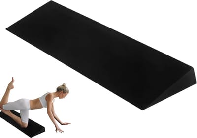 Yoga wig - Fitness blok - Balans verbeteren - Hoge dichtheid schuim - 51 cm lengte - Zwart