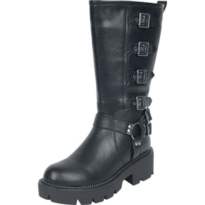 Rock Rebel by EMP - Rock Laars - Laarzen met gespen - EU37 tot EU40 - voor Vrouwen - zwart