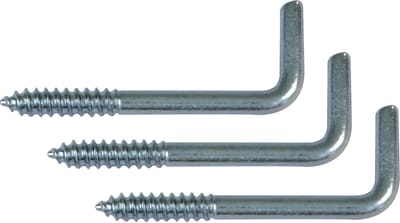 AMIG Schroefhaken - 78x - staal - 30 mm - zilver - DHZ ijzerwaren - bevestigingsmaterialen