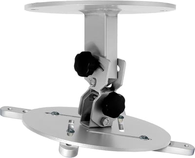 Projector Beugel - Plafondhouder Universeel - Thuisbioscoop Installatie - Maximale Belasting 15kg - 14.5cm Afstand - Zilverkleurig