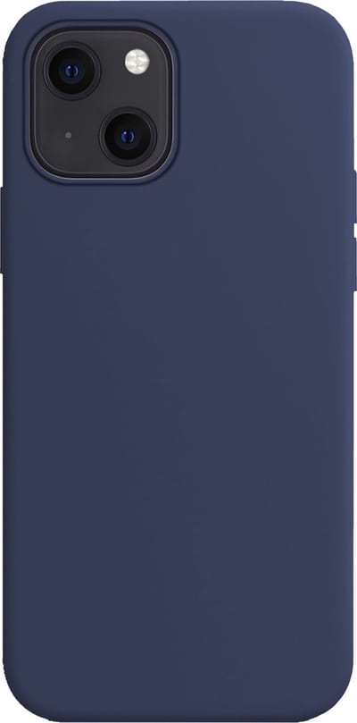 Hoes - Geschikt voor Apple iPhone 15 - Sterk & Shockproof - Hoesje Cover - Siliconen Case - Donkerblauw