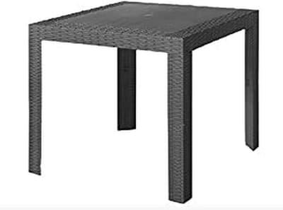 Draaibare Salontafel Antraciet 80x80 cm Rechthoekig Tafelblad