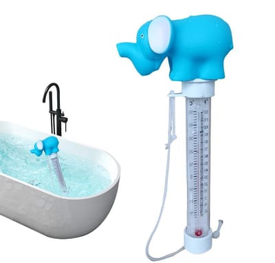 Zwembad Thermometer - Watertemperatuur Monitor - Water Condities Meten - Versterkt PVC Frame - 20.4 Centimeter - Olifant