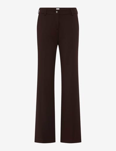 Brax Dames Chino  Style MAINE BRUNETTE, donkerbruin, maat 46