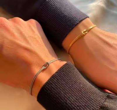 Koppel Armband Set | Roestvrij Staal | Zilverkleurig&Goudkleurig| Liefdes Cadeau | Romantisch | Cadeau voor je vrouw of vriendin | Mannen Cadeautjes