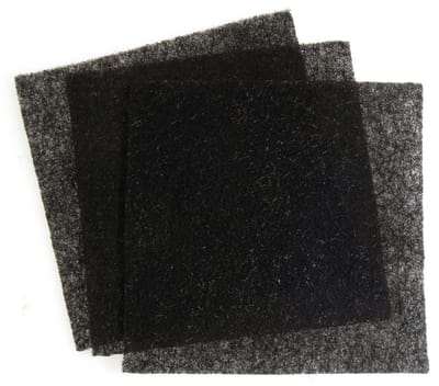 Moulinex A37 friteusefilter - 3 stuks - 11x11 cm - koolstoffilter voor frituurpan series A10-404