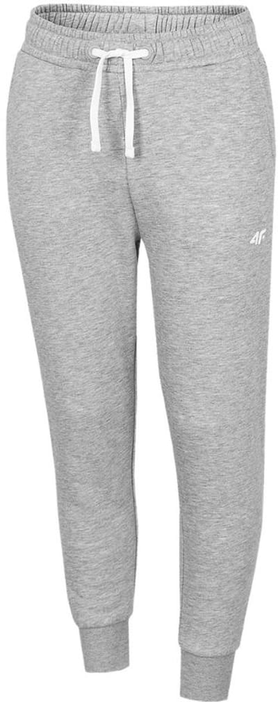 4F Broek Meisjes Grijs Mêlée HJZ22 - Maat 128cm