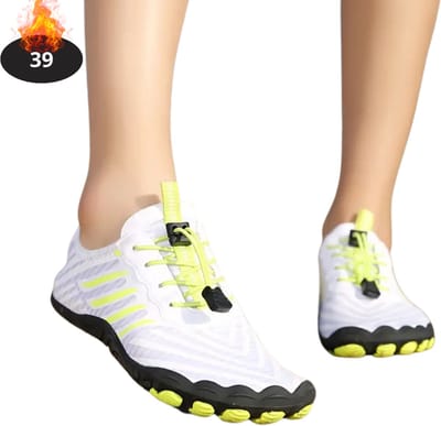 Nivard Waterschoenen Voor Kinderen & Volwassenen - Aqua Shoes - Aquaschoenen - Afzwemschoenen - Zwemles Schoenen - Wit - 39