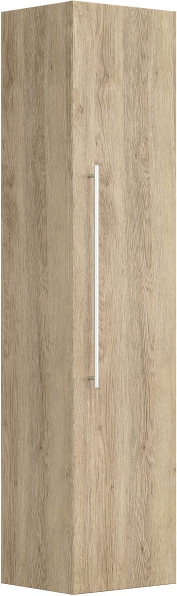 Badkamerkast Sem Eiken - Breedte 35 cm - Hoogte 150 cm - Diepte 30 cm