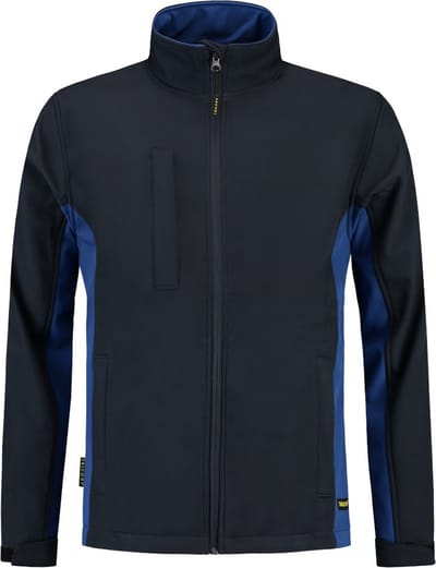 Tricorp 402002 Softshell Bicolor - Marineblauw/Koningsblauw - 7XL