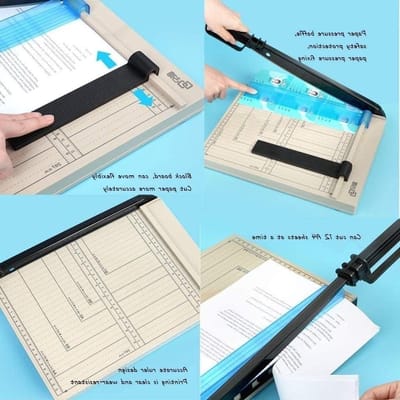 Stapelbare Papiersnijder - Handmatige Snijder - Papier Snijden - Robuust Ontwerp - A4 Formaat - Metaal