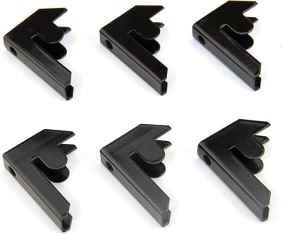 Monsterrekken t-rax stelling verbinders - zwart - 6 pack - stabiel