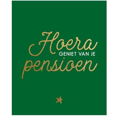 Hoera, Geniet Van Je Pensioen