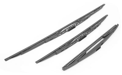 Dailygoods- Ruitenwisserbladen 3-delige Set - Achterwisser - Geschikt voor C3 Mk1 2002-2008 - Gloednieuw - Rubber - Verbeterd zicht - Wisserbladen