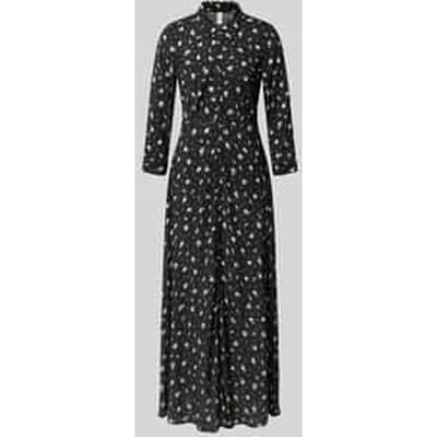 Maxi-jurk van pure viscose model 'Savanna'